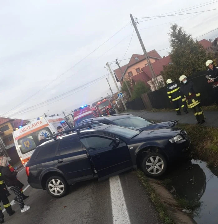 Accident pe şoseaua de centură - DN7 - a municipiului Râmnicu Vâlcea soldat cu trei victime Foto Adevărul