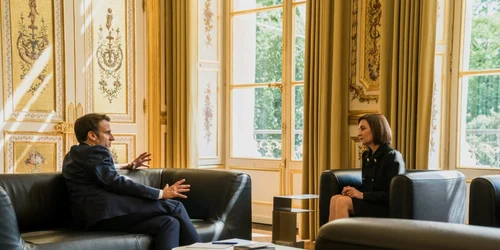 Maia Sandu si Macron
