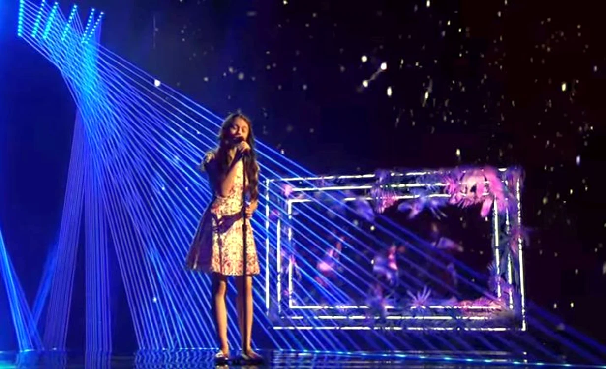 
    Și pe 31 mai, în SUA, la “America’s Got Talent”, Laura a mizat pe talismanele din picioare Foto: Românii au talent  