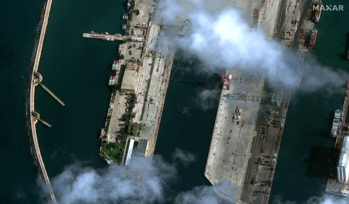 Rusia nu renunță la bazele militare din Siria, susțin mai multe surse FOTO Maxar / X