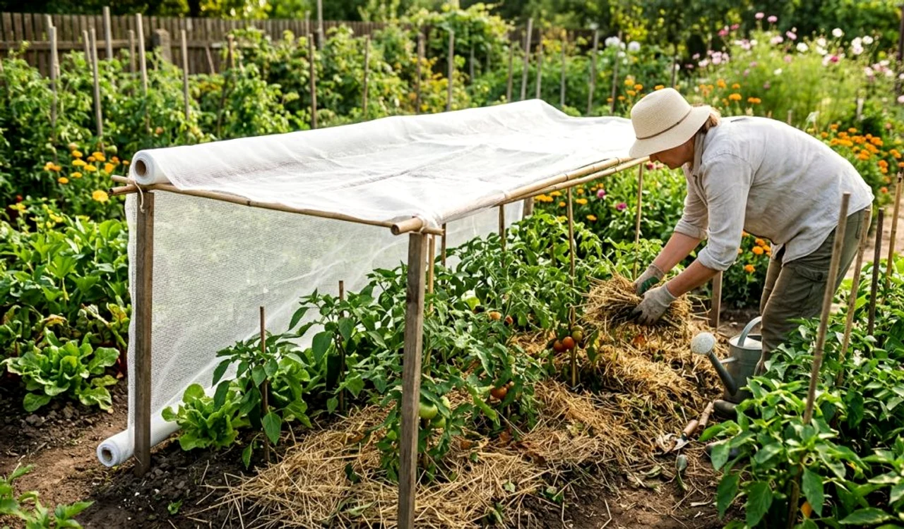 Metode eficiente prin care îți salvezi plantele de arșița verii