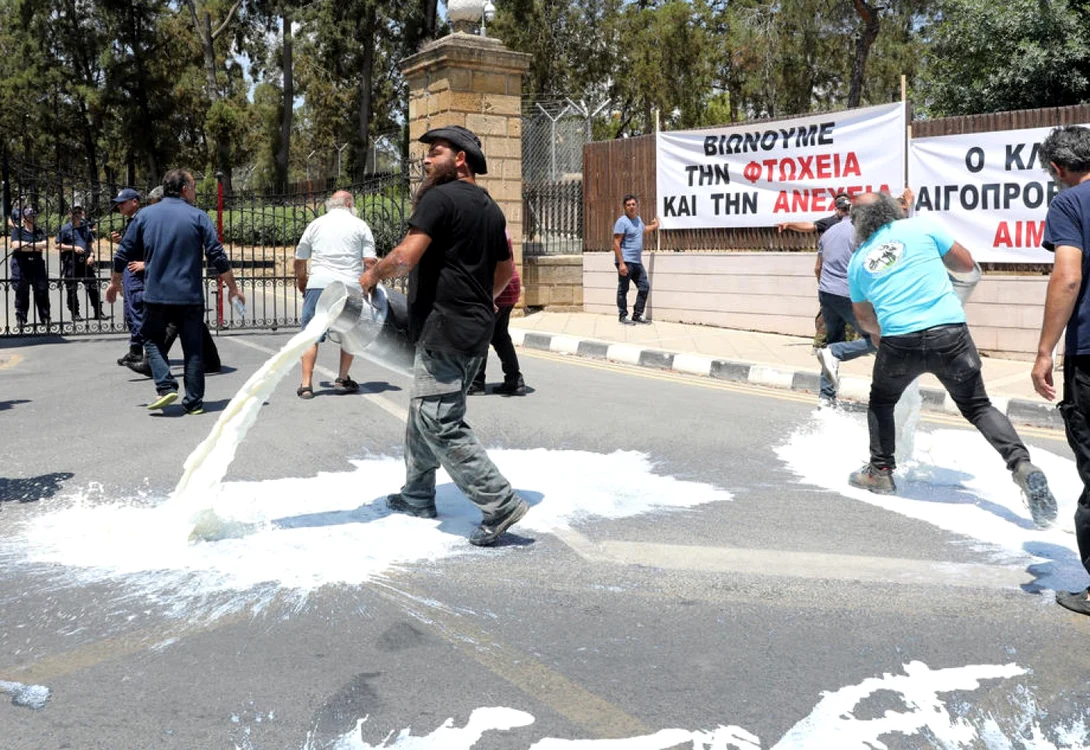 protest fermieri nicosia cipru 18 mai 2022 foto epa efe