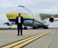 Antonov-225 cel mai mare avion din lume a aterizat pe pista Aeroportului Henri Coandă foto ROMATSA