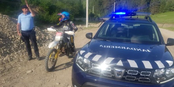 motociclist ratacit jandarmi FOTO IJJ Bacau
