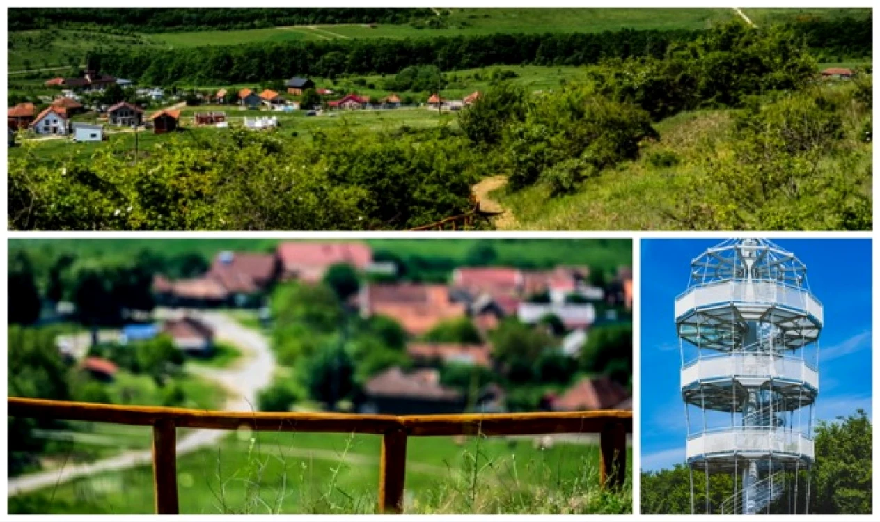Un punct de belvedere ridicat lângă Oradea a devenit atracţie pentru orădeni dar şi pentru turişti. FOTO: Aurelian Miu