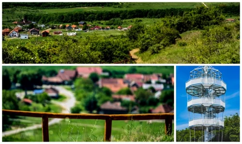 Punct de belvedere ridicat lângă Oradea. FOTO