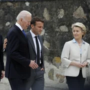 summit g7 11 iunie 2021 Joe Biden Emmanuel Macron Ursula von der Leyen Mario Draghi Yoshihide Suga foto epa efe