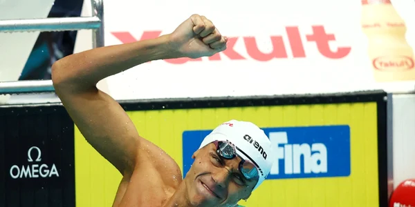 David Popovici locul 1 la Campionatele Mondiale de Natatie de la Budapesta în proba de 200 m liber 20 iunie 2022 campion mondial inot FOTO Getty Images