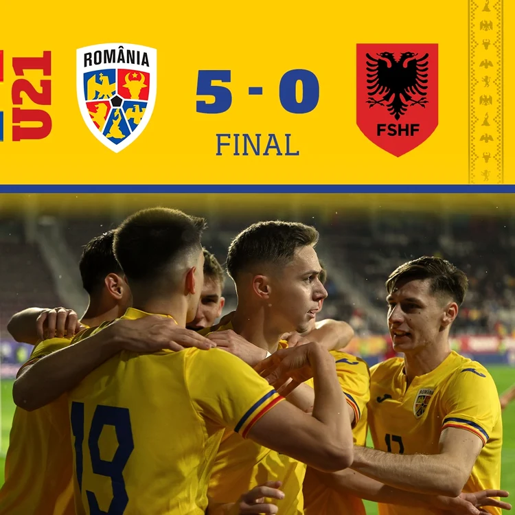 România - Albania FOTO: Echipa națională de fotbal a României/facebook