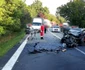 Accident pe Valea Oltului DN 7 - E 81 la Seaca în Călimăneşti - Vâlcea cu şapte victime din care două decedate Foto Adevărul