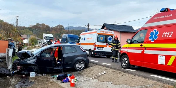 Accident mortal pe Valea Oltului la Bujoreni Vâlcea provocat de un șofer bulgar Foto Daciana Stoica