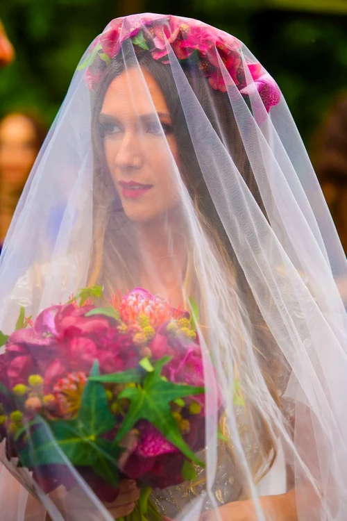 Adela Popescu mireasă / Foto: arhivă