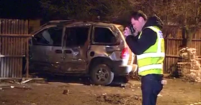 Accidentul a s-a produs în localitatea Bragadiru, Ilfov. FOTO preluare RTv.net