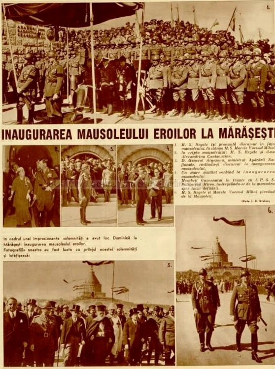 mausoleul marasesti inaugurat 1938