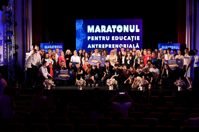 Finaliștii maratonului de educație antreprenorială FOTO CONAF