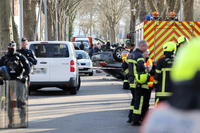 Accident de circulație la Strasbourg FOTO DNA-Laurent Rea 