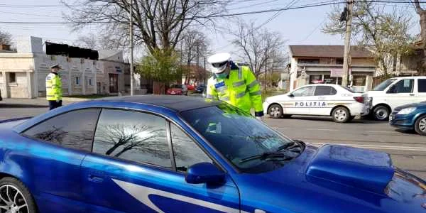 politisti masca trafic rutier Galati 1