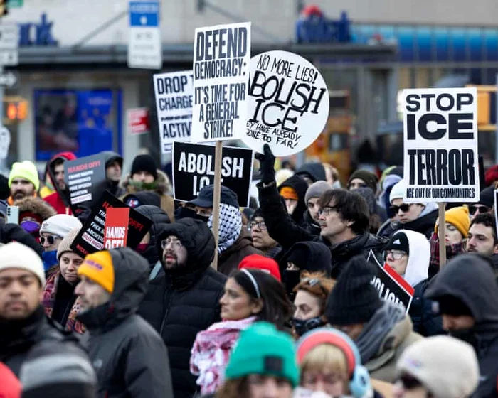 Proteste la adresa ICE în mai multe orase americane/FOTO:X