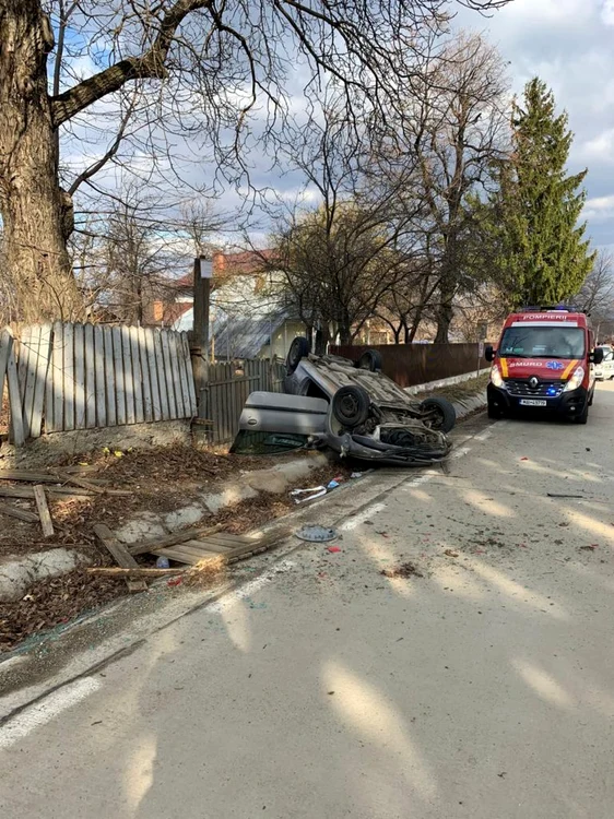 Un bătrân de 70 de ani a fost victima accidentului. FOTO Poliţia Neamţ