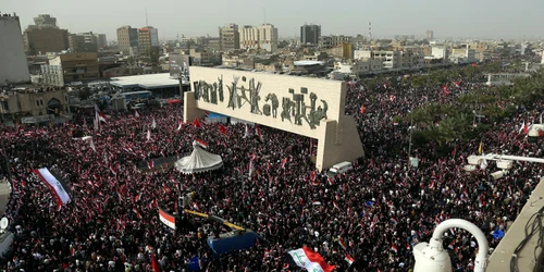 Proteste în Irak față de bombardamentele SUA și Israelului FOTO EPA EFE jpg