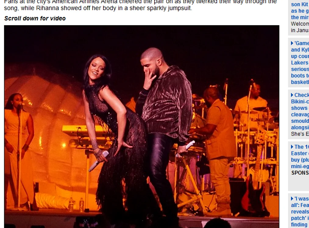 twer drake si rihanna png