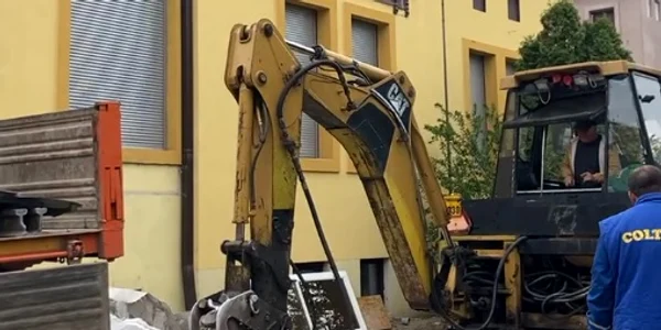 Demolare strada Cezar FOTO captură video