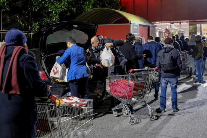 Marea majoritate a pacienţilor din Roma este asimptomatică FOTO EPA-EFE