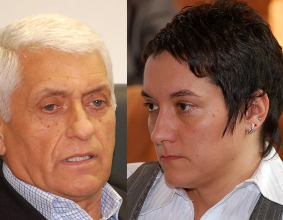 Decebal Bacinschi şi Cristina Costin au fost condamnaţi la închisoare cu suspendare FOTO: Ştefan Borcea
