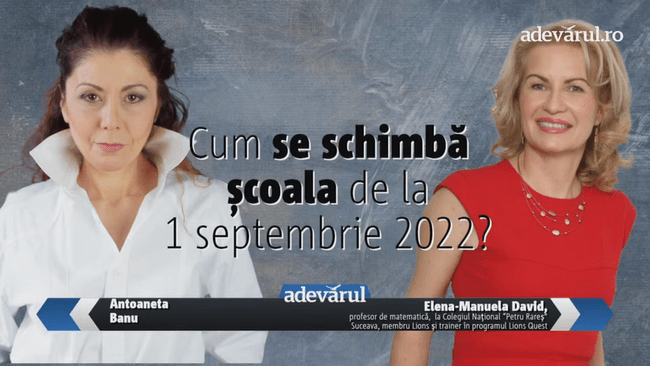 Adevărul Live - Cum se schimbă școala de la 1 septembrie?