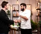 Andy Van de Gucht e "cuţitul de aur" al lui Chef Richard Abou Zaki. FOTO: Antena 1