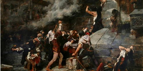 Vicente Cutanda   A los pies del Salvador (1887, Prado) jpg