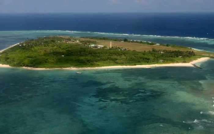 Insula Pagasa, parte a lanţului de insule Spratly în 2011 Foto: EPA