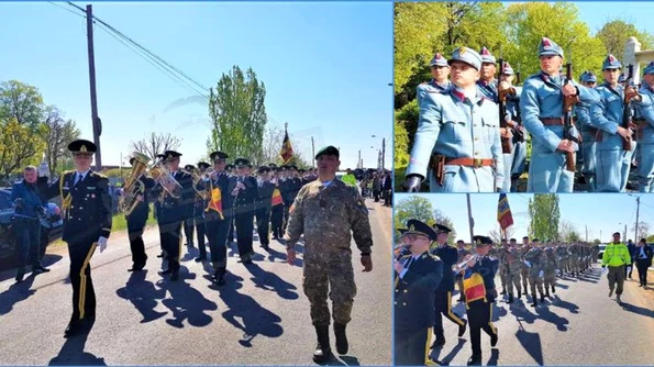 Armata Română a reintrat în Satu Mare  Paradă militară de amploare, cu avioane și elicoptere jpeg