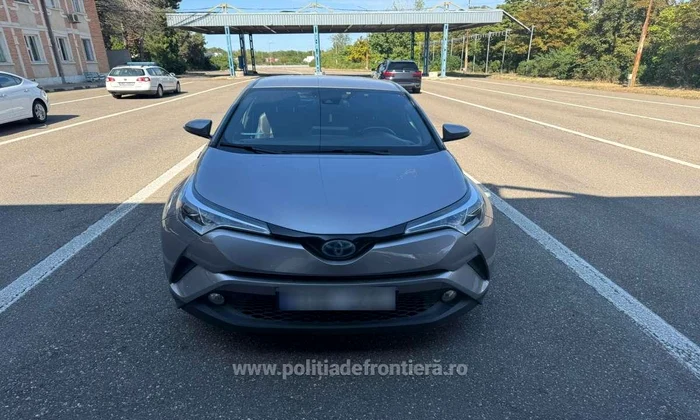 Masina a fost indisponibilizată. FOTO Poliția de Frontieră