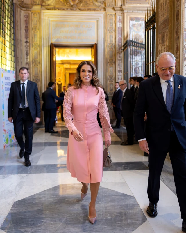Regina Rania la Summitul mondial privind drepturile copilului. FOTO: Casa Regală hașemită