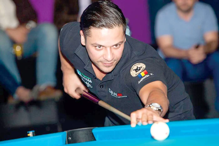 Augustin Viziru are un noroc chior la biliard, unde a câştigat, de-a lungul timpului, mii de euro