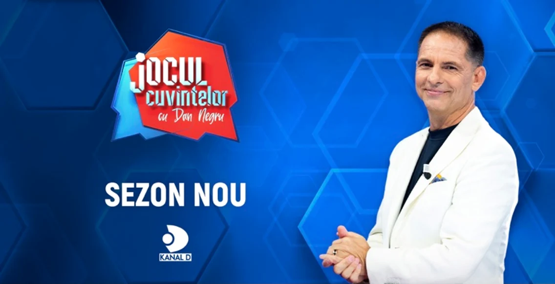 Dan Negru revine cu un nou sezon Jocul Cuvintelor foto: Kanal D