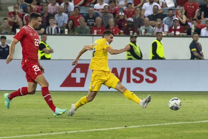 Mihăilă a marcat două goluri identice în Elveția (FOTO: EPA)