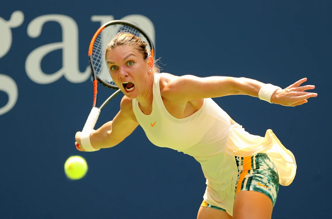 Simona Halep nu are de partea ei statistica atunci când vine vorbe despre turul 1 la turneele de Mare ȘlemFoto: Guliver / GettyImages