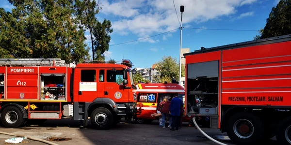 Incendiu la Constanta