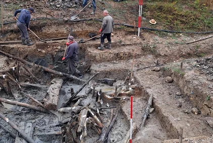 Descoperirea de la Băile Figa. FOTO Dan Buzea, arheolog MNCR