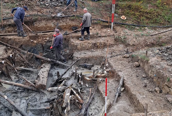 Descoperirea de la Băile Figa. FOTO Dan Buzea, arheolog MNCR