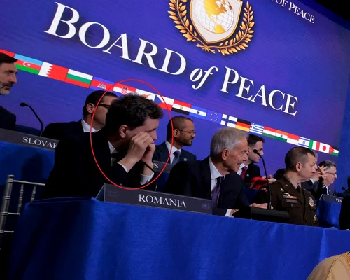 Nicușor Dan la Consiliul pentru Pace FOTO AFP