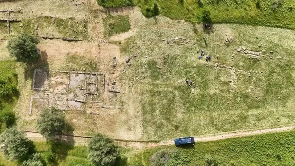 Ruinele arheologice de la Castiglione delle Paludi (© Università di Catania)
