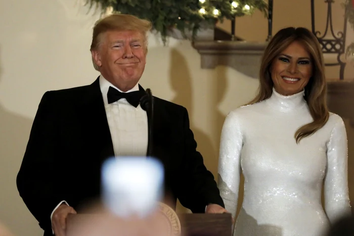 Donald şi Melania Trump „luptă“ cu nume mari din cinematografie FOTO Guliver/Getty Images