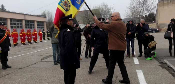 Raed Arafat la ceremonia de predare-primire FOTO Claudia Untaru