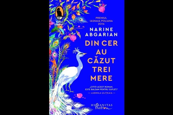 Carte nouă la Humanitas: „Din cer au căzut trei mere” de Narine Abgarian jpeg