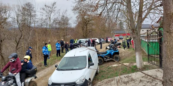 Căutarea copilului dispărut la Tudora, Botoșani. Foto: botosaniexpres.ro