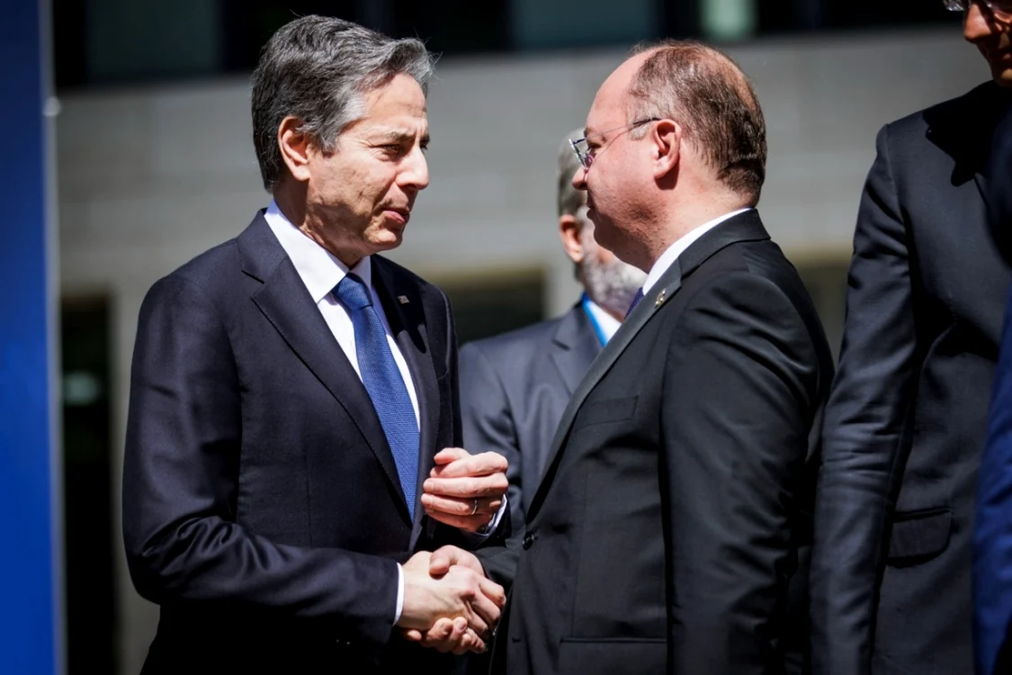 Antony Blinken și Bogdan Aurescu