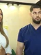 Bianca Drăgușanu și medicul Auday Al Ahmad 